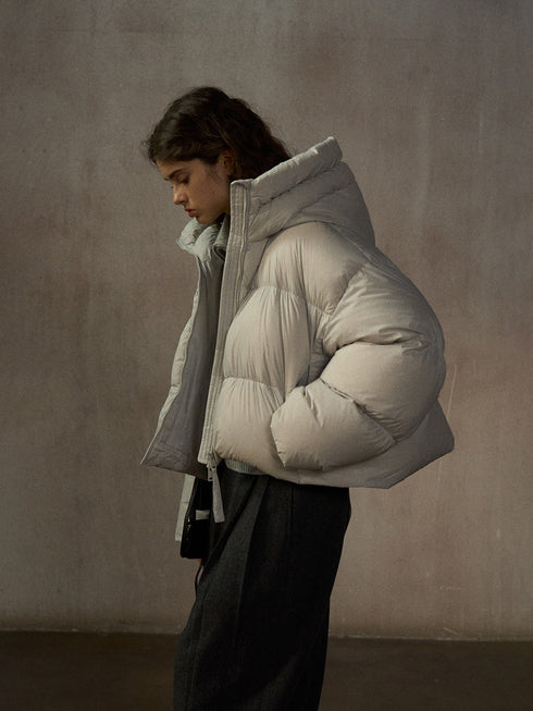 Fjord Cropped Cushioned Puffer Jacket